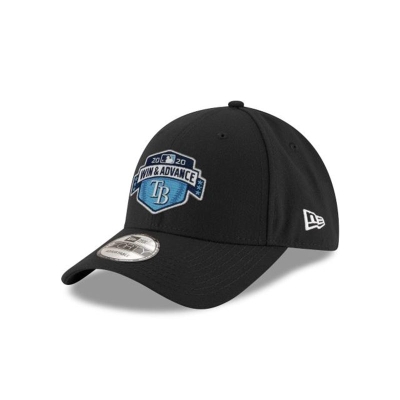 Tampa Bay Rays Gorra | New Era MLB League Division Series Locker Room 9forty Adjustable Cap Mexico - Negros